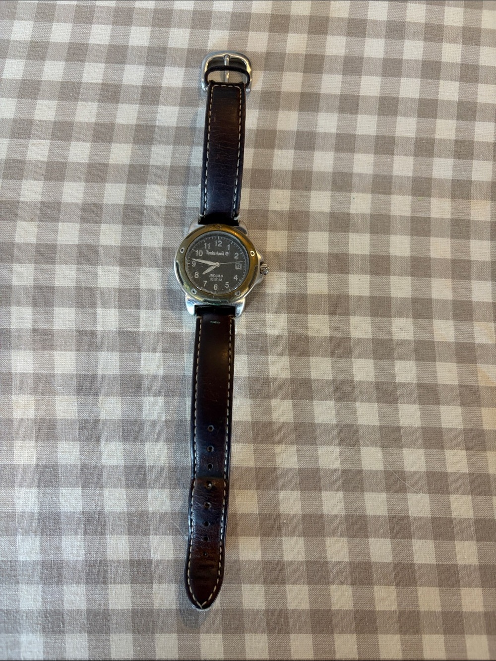 Timberland women’s Brown Leather Strap Watch